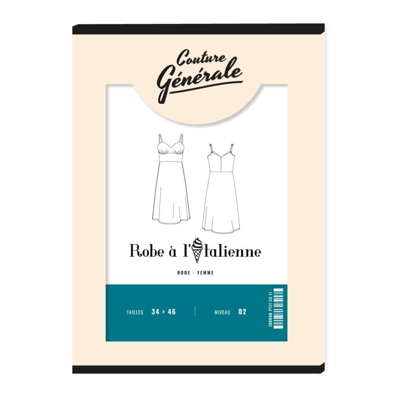 Patron robe Robe à l'italienne — visuel 2