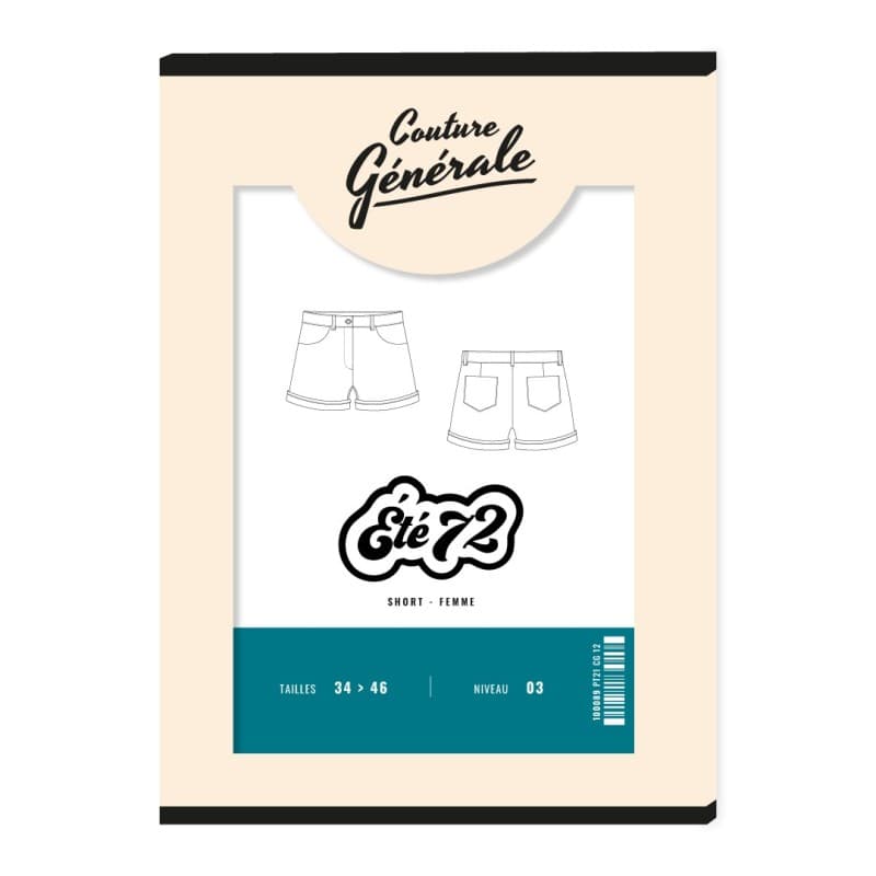 Patron short Été 72 — visuel 2