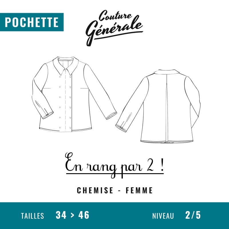 Patron Couture Générale Chemise – En rang par deux