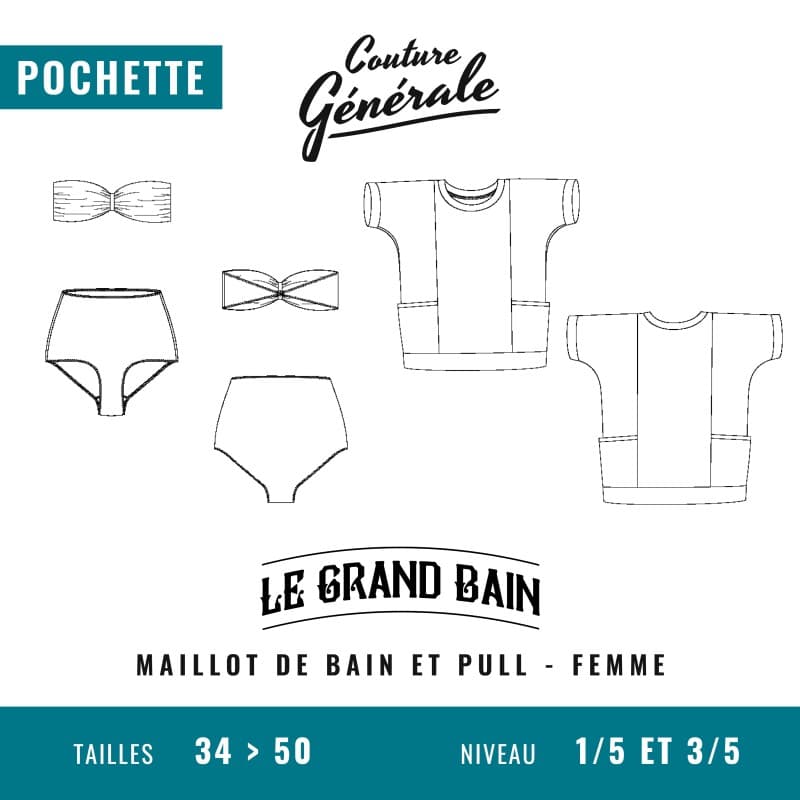 Patron maillot de bain et pull Le Grand Bain