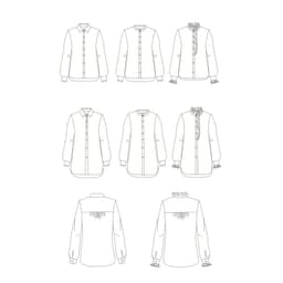 Patron Couture Générale chemise / robe - Jean & col — visuel 4