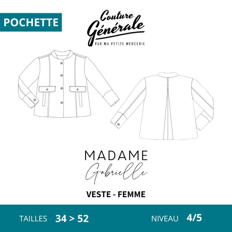 Patron veste Madame Gabrielle